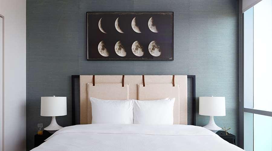 Sentral Michigan Avenue Aparthotel Chicago Phòng bức ảnh A bedroom at the West Hollywood hotel