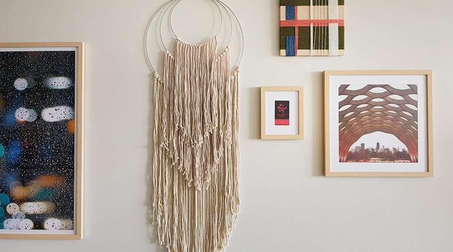 Sentral Michigan Avenue Aparthotel Chicago Phòng bức ảnh A wall hanging