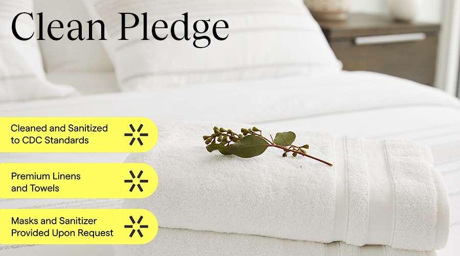 Sentral Michigan Avenue Aparthotel Chicago Tiện nghi bức ảnh The Clean Pledge