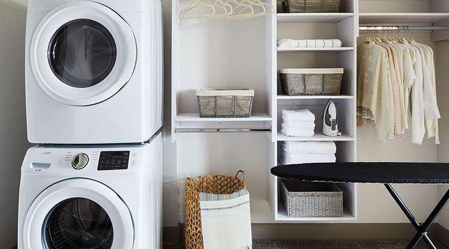 Sentral Michigan Avenue Aparthotel Chicago Phòng bức ảnh A laundry room
