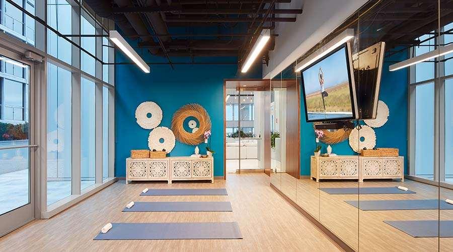 Sentral Michigan Avenue Aparthotel Chicago Tiện nghi bức ảnh The yoga studio at the 1000M building