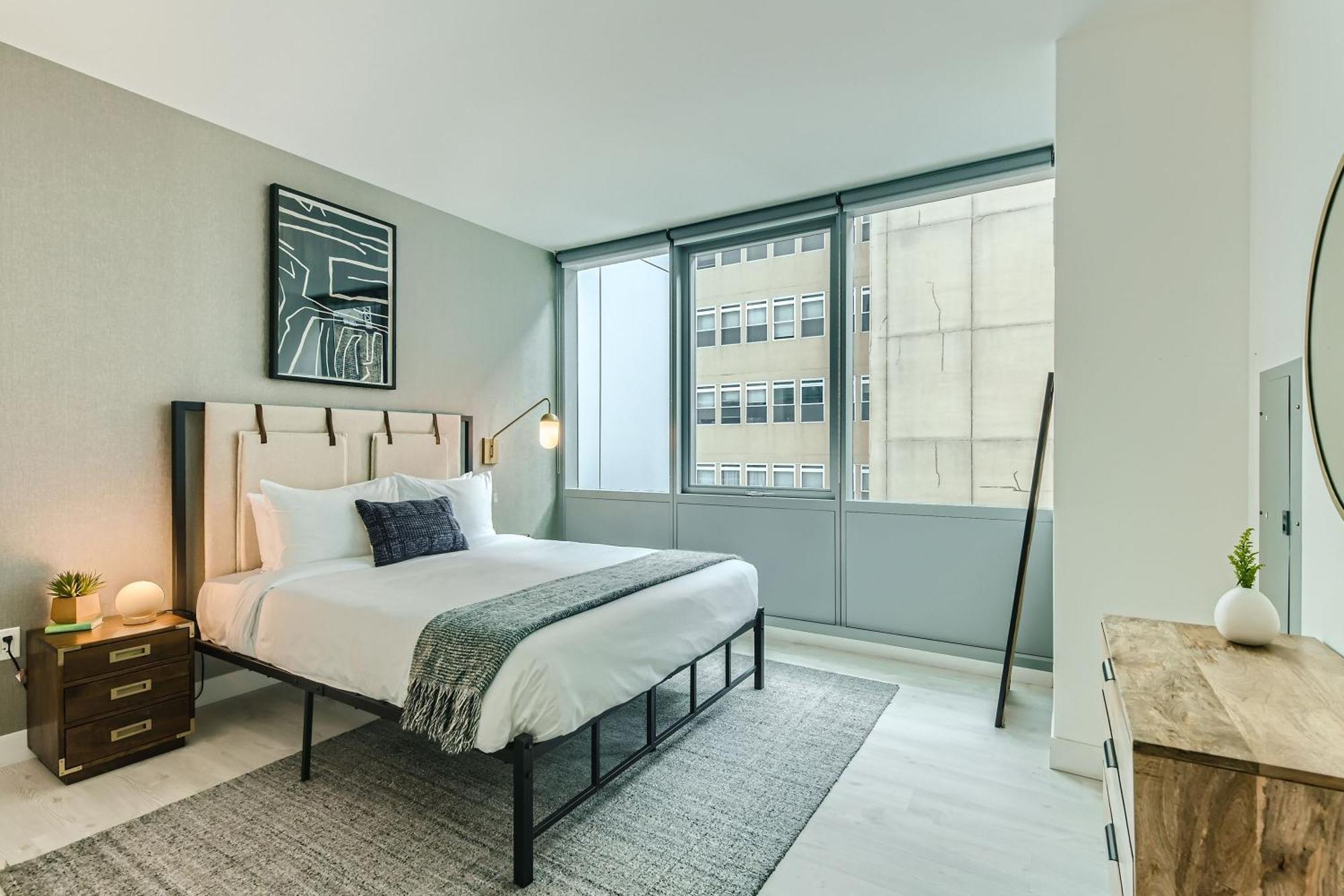 Sentral Michigan Avenue Aparthotel Chicago Phòng bức ảnh Bedroom